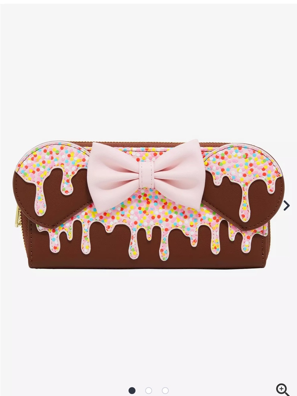 Loungefly Disney Minnie Mouse Chocolate Lollipop Ears Wallet - BoxLunch Exclusiv